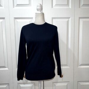 2/$25 Vintage Metric Long Sleeve Navy Blue Sweater